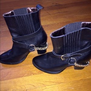 ABS Allen Schwartz Desiree chain harness booties